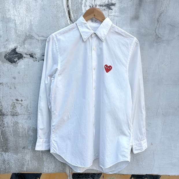 Comme des Garcons 꼼데가르송 흰색 셔츠