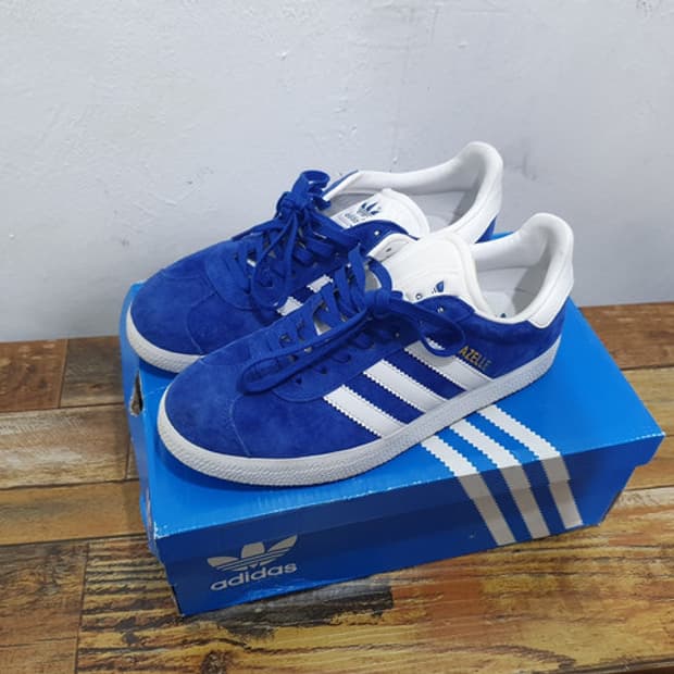 ADIDAS 아디다스 가젤 블루 (225MM)