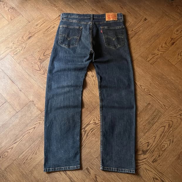 [34]리바이스 505 빈티지 워싱 스트레치 데님 팬츠