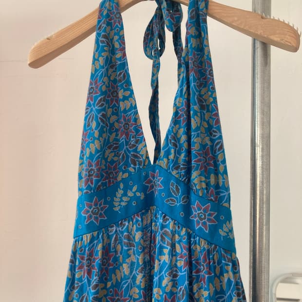 halterneck blue rong ops