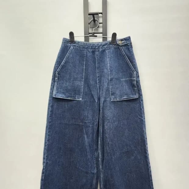 버버리 청통바지 66