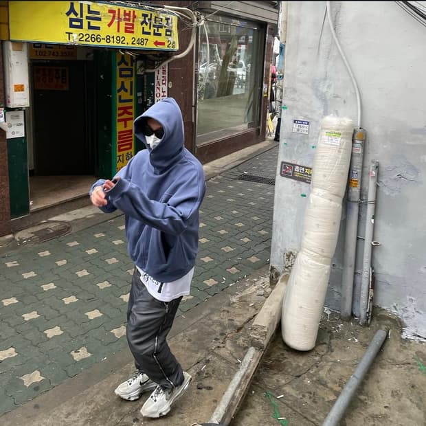 그레일즈 사이드 지퍼 이지 트랙 팬츠 2사이즈