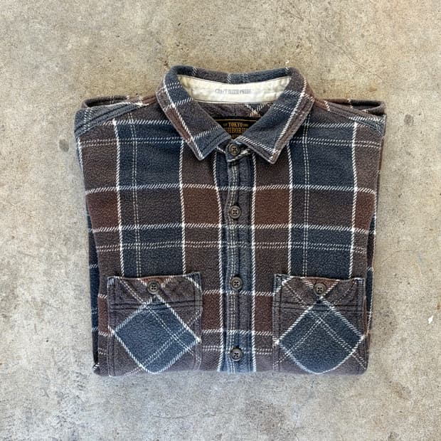 네이버후드 17fw 럼버 셔츠