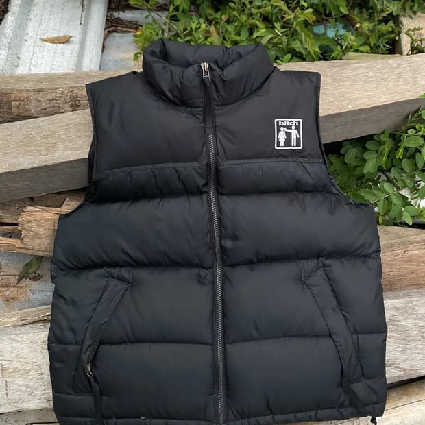 비치 스케이트보드 패딩 조끼 블랙