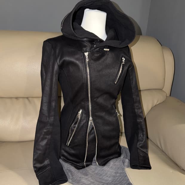 Johnny wolf asymmetric design jacket 