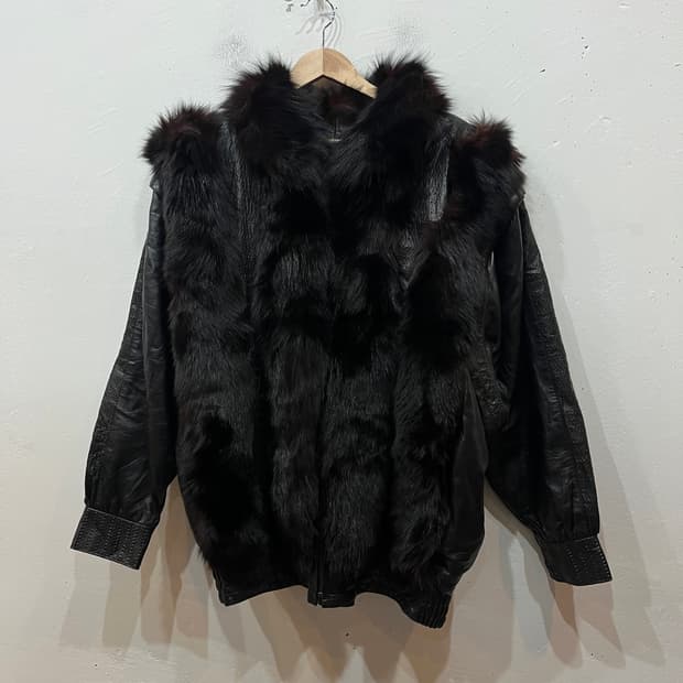 SAGA FOX 사가폭스 2way 레더자켓 베스트