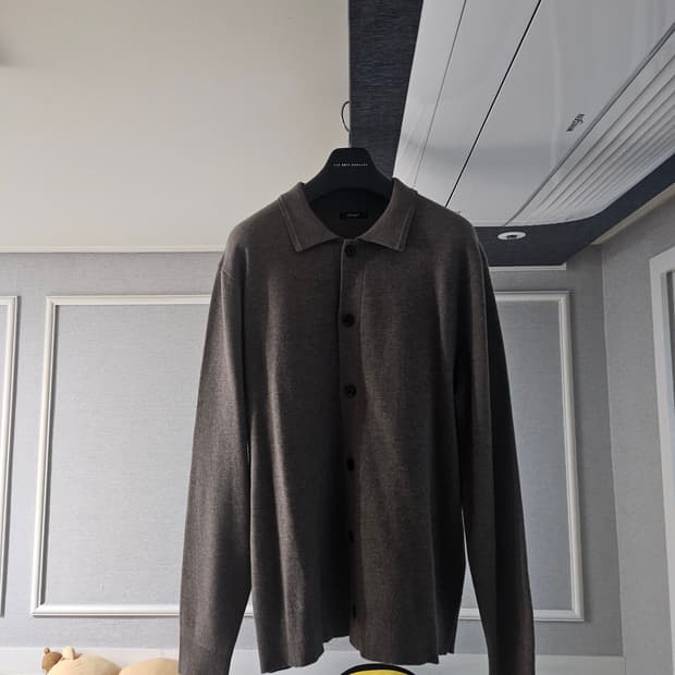 [거의 새것] 알레그리 카라 니트 가디건 L