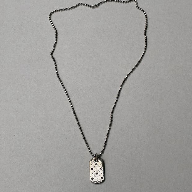 론원스 X 갤러리 디파트먼트 도그 택 펜던트 목걸이 925실버