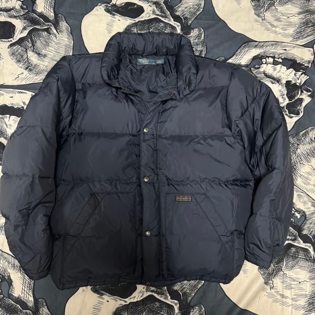 폴로 덕다운패딩 L사이즈 