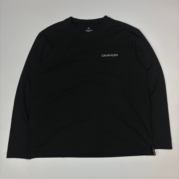 캘빈클라인 블랙 로고 긴팔 티셔츠