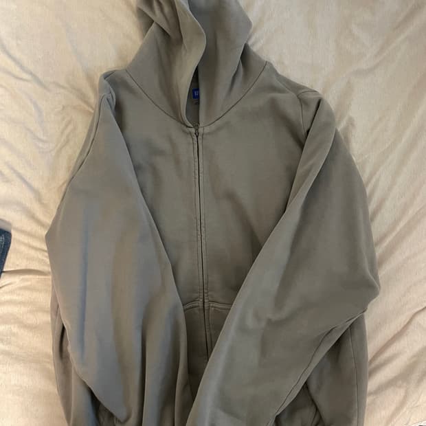YEEZY GAP 후드집업 다크 그레이 XL