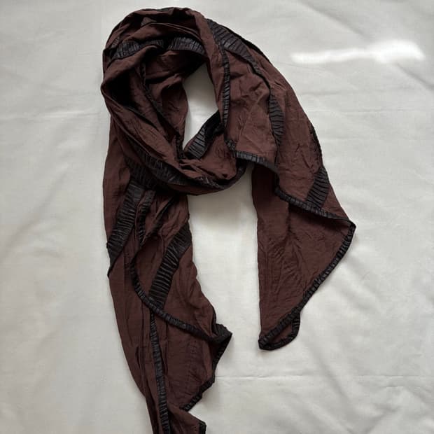 vintage brown scarf