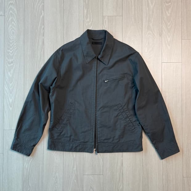 유니클로 집업 블루종 워크 자켓 차콜그레이