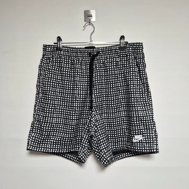 나이키Nike 체크 쇼츠 팬츠 L P-158
