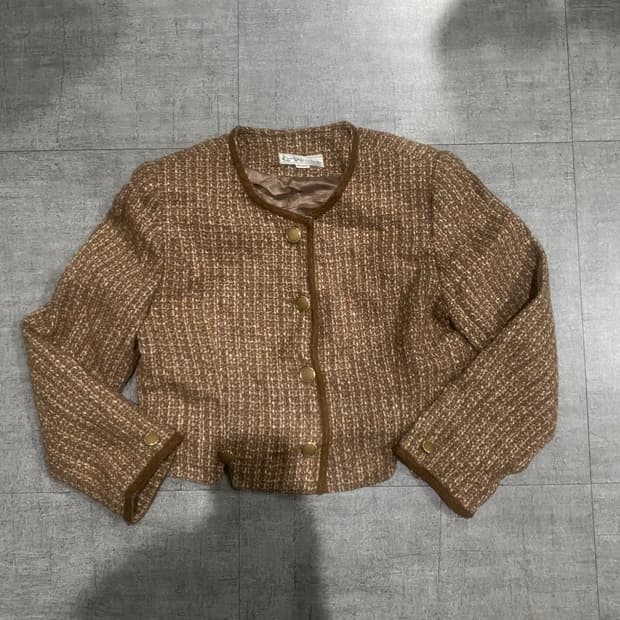 일본빈티지 Lovemarchen 오리엔탈보헤미안 복고풍대장 트위드자켓