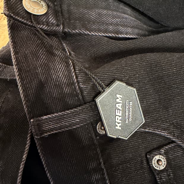 슈프림 배기진 32 15ss 미착용신품