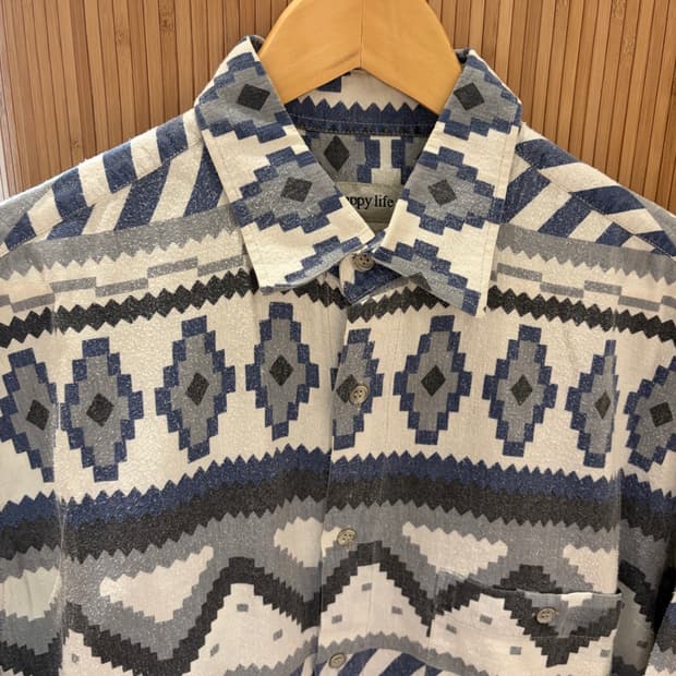 Happy Life Ethnic Shirt 상품이미지1
