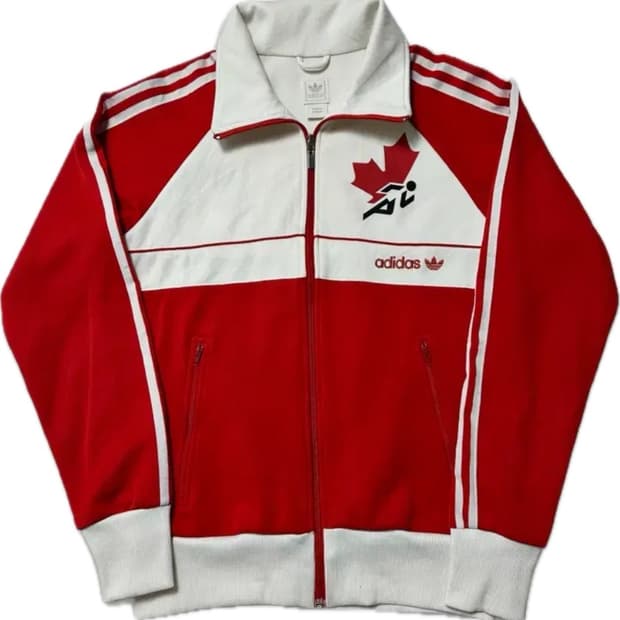 아디다스 신캐나다 레드 트랙탑 져지 (L사이즈)