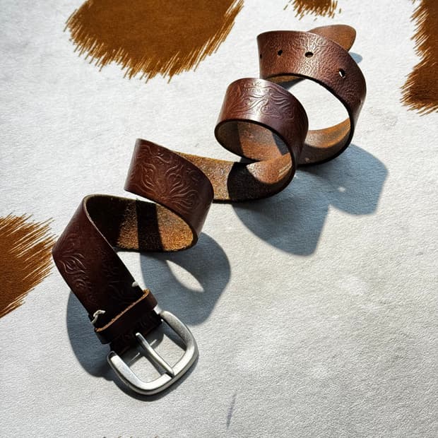 카우레더 웨스턴 벨트 브라운 