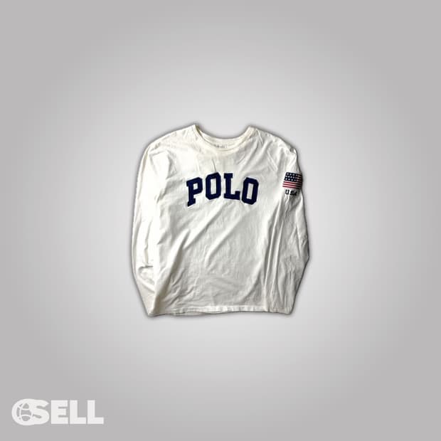 폴로 성조기 롱슬리브