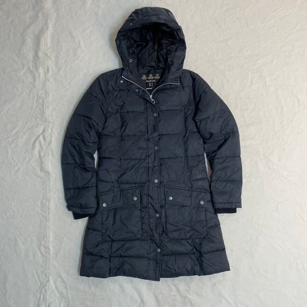 바버 롱패딩 우먼