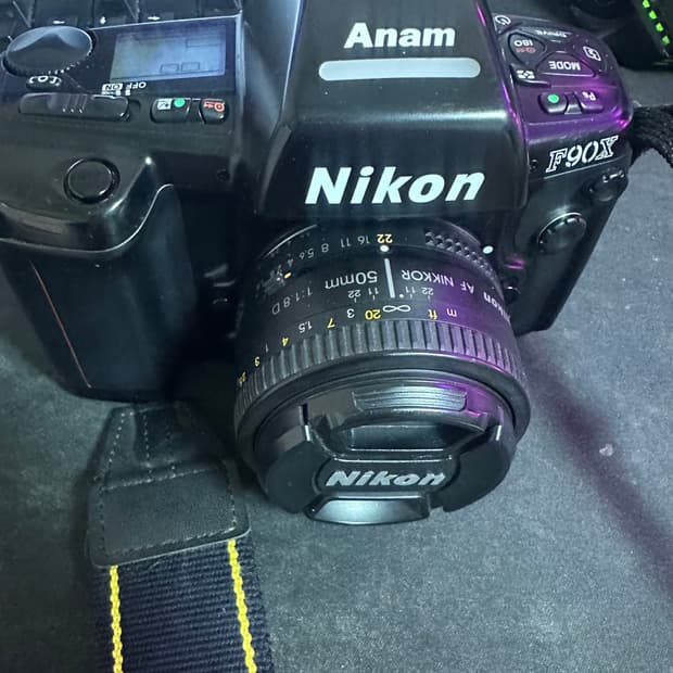 니콘 F90X 50mm 1.8D 렌즈 포함