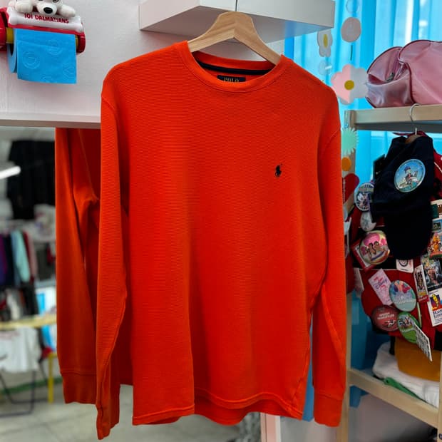 Vintage Polo Waffle Top