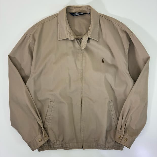 Polo  폴로 랄프로렌 자수 베이지 코튼 스윙 자켓