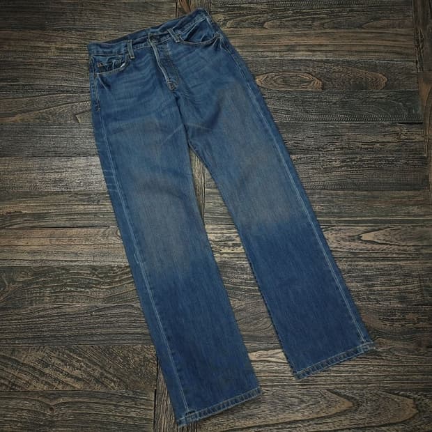 [리바이스] 501 스트레이트 데님 팬츠 청바지 M16383