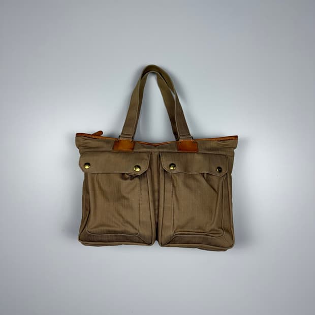 요시다포터 시티 헤링본 토트백