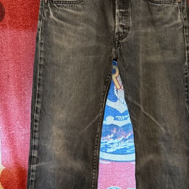 리바이스 501 흑청 33/32