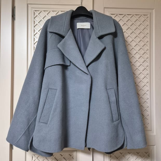 THE IZZAT 캐시미어 혼방 하프코트