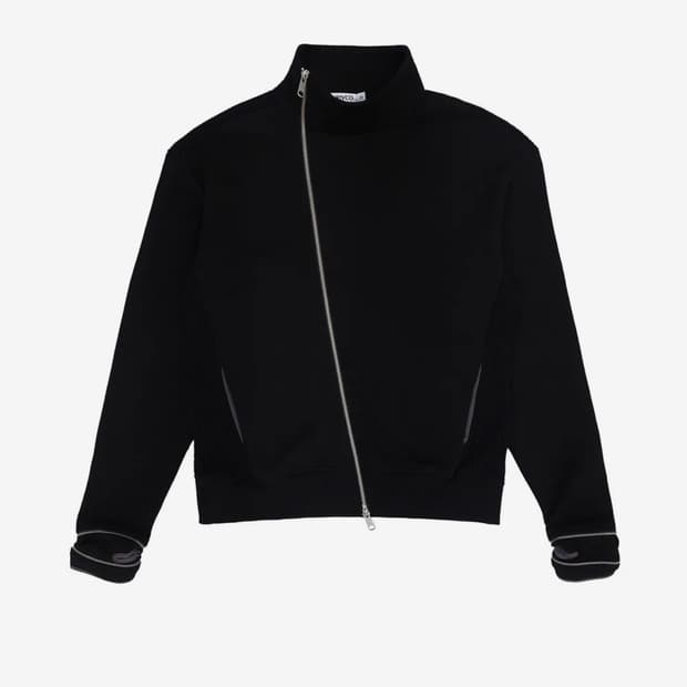 휴이 사이드집 트랙 탑 블랙