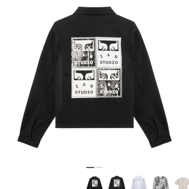 OBEY x IAB Studio 콜라보 자켓 XL