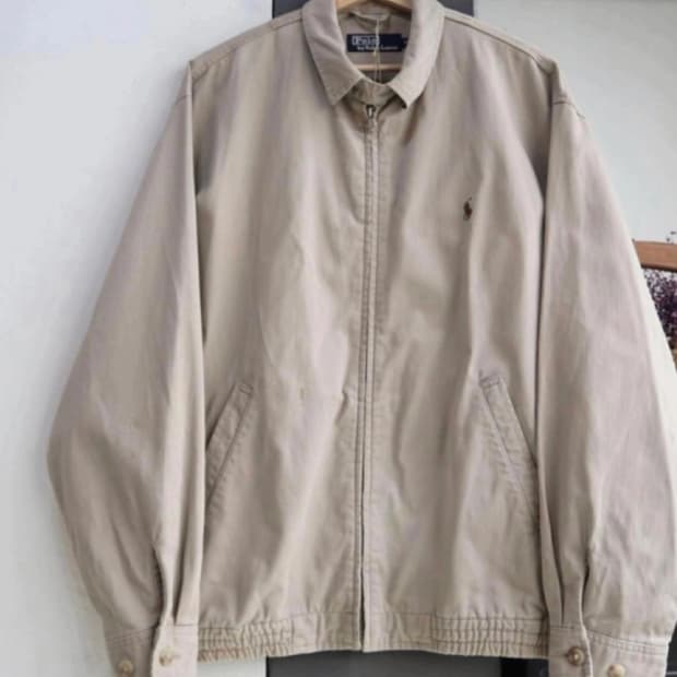 폴로 체크카라 빈티지 자켓 사이즈 95