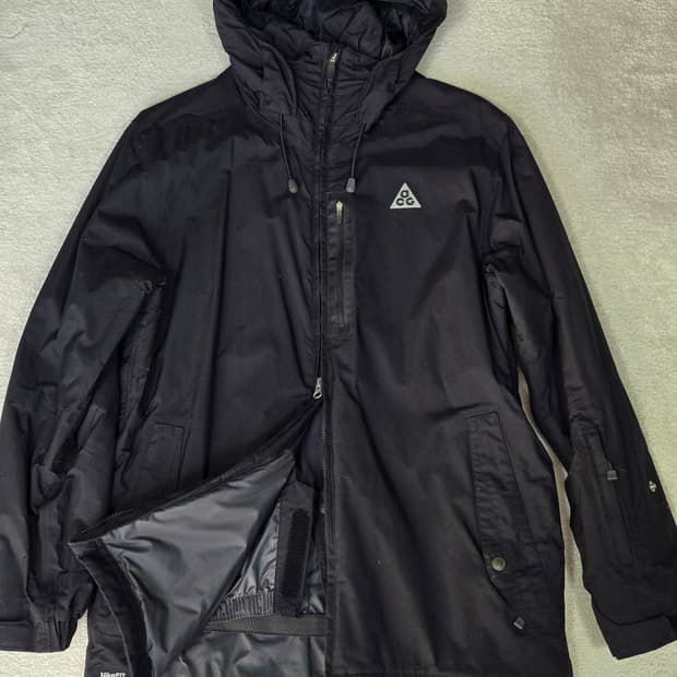 나이키 ACG 후드 바람막이 자켓 블랙 L