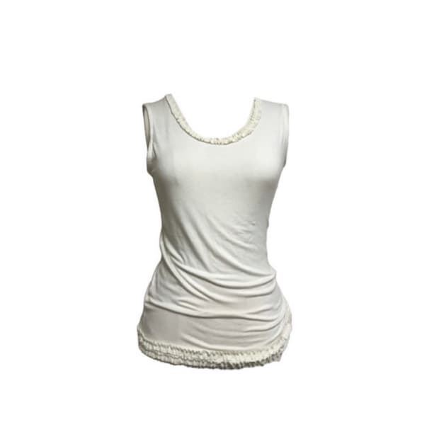 Frill sleeveless