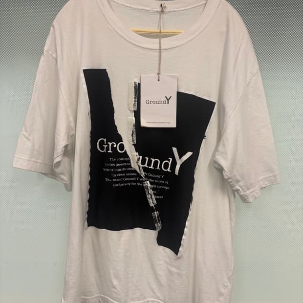 요지야마모토(Ground Y) 반팔티셔츠