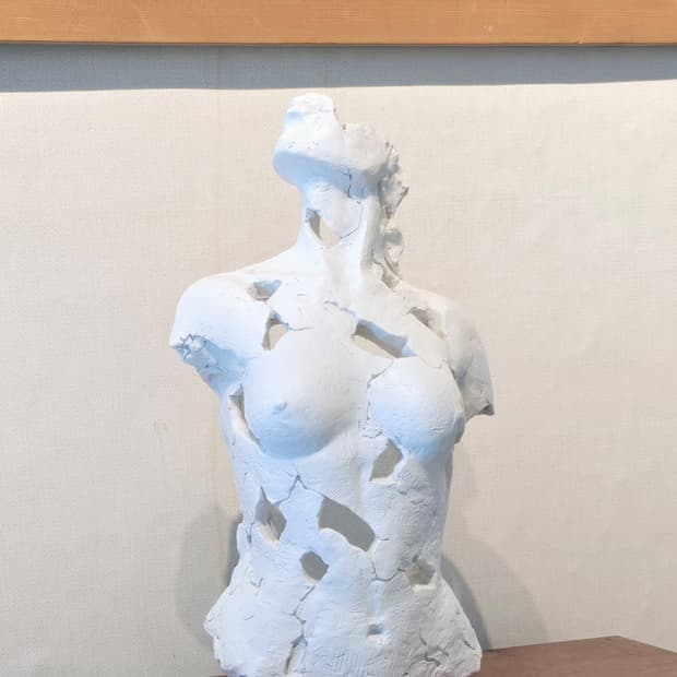 여성 토르소 조각상 인테리어 오브제 소품