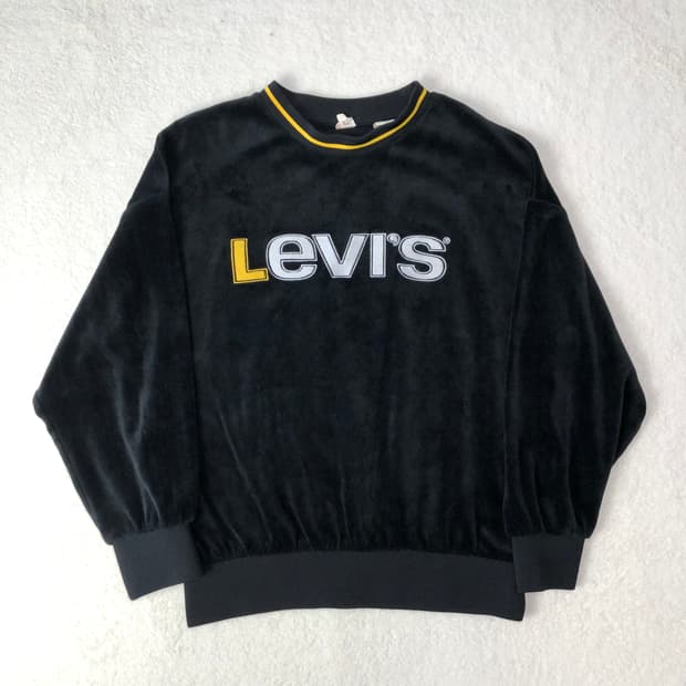 리바이스 벨벳 맨투맨 