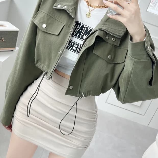 요나 셔링 미니스커트 3개 아이보리,차콜,블랙