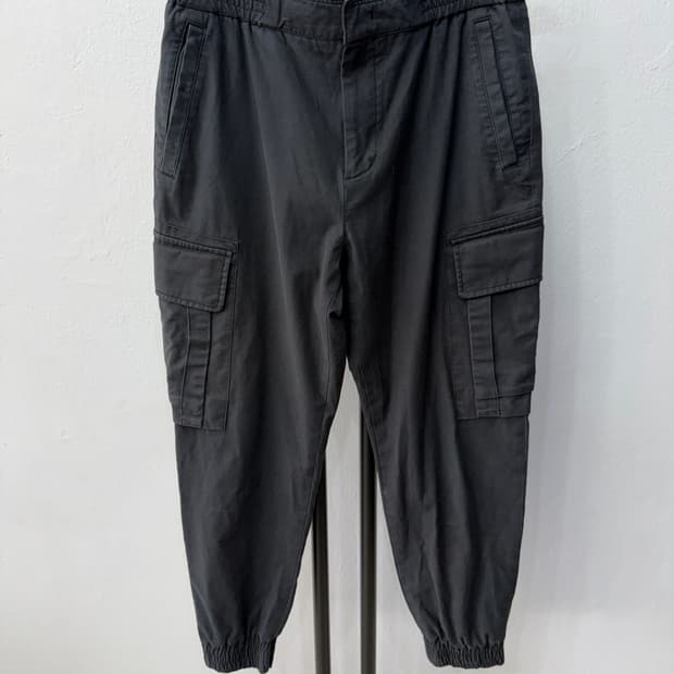 정품) 시스템옴므 한섬 21ss 캐주얼핏 밴딩 카고 조거 팬츠 82