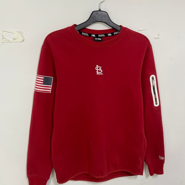 뉴에라 세인트루이스 레드 맨투맨