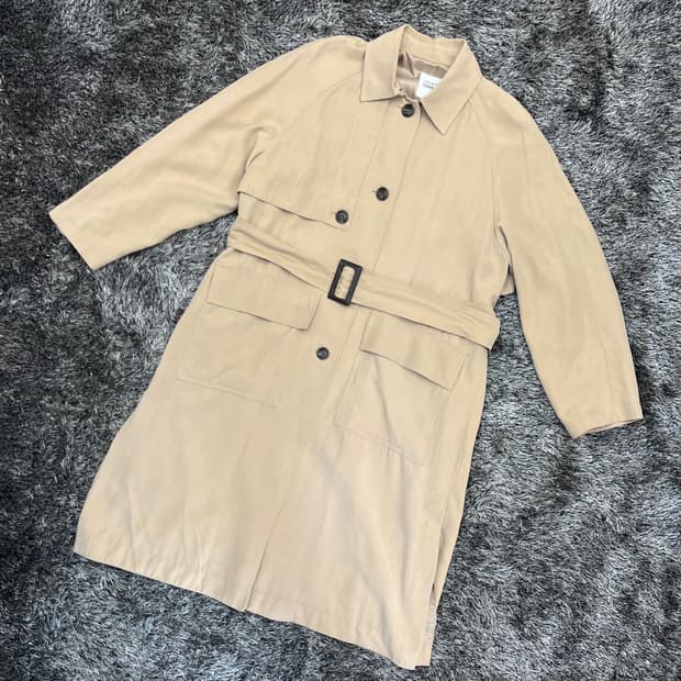 스튜디오톰보이 여성 벨티드 트렌치코트 (85-92-160)