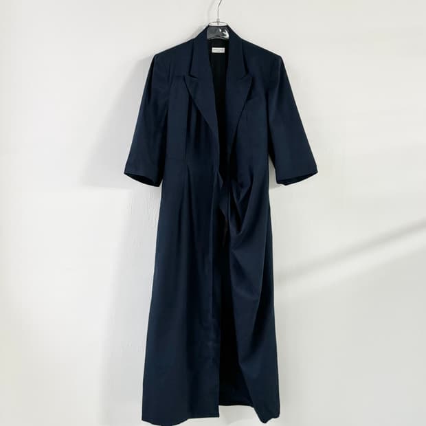 드리스 반 노튼 드레이핑 코트 