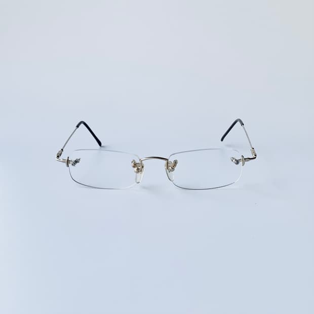 799 데드스탁 픽키 사각 스퀘어 무테 경량 빈티지안경