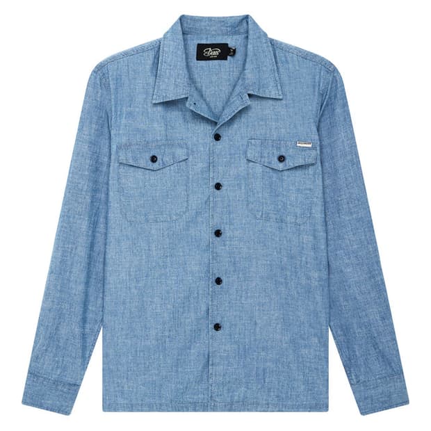데우스 deus ex machina denim shirt XL