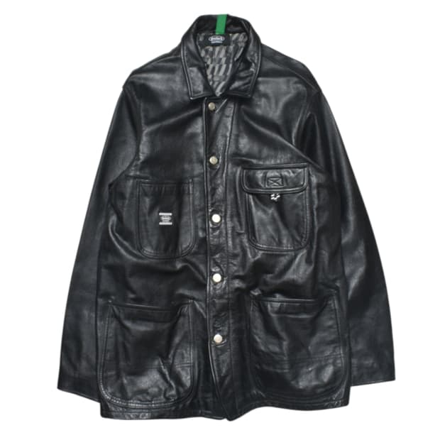 00s 데빌록 devilrock 레더 가죽 자켓 카코트 xl 