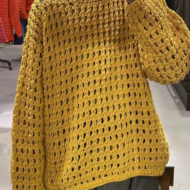 니체 헨드메이드 케이블 니트 팝니다