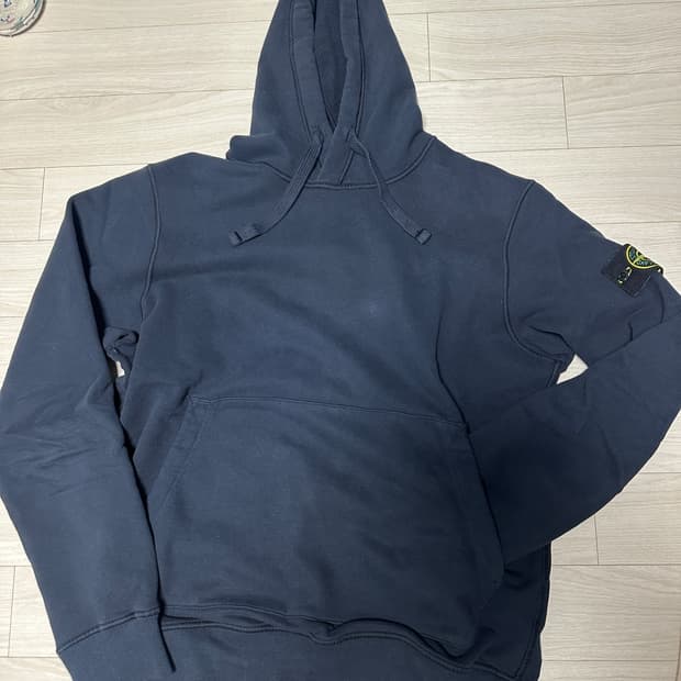 스톤아일랜드 기모 후드티 L